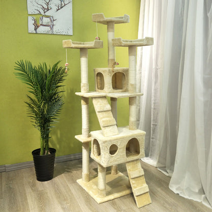 Large Cat Climbing Frame Toy Grab Column Grinding Claw Multi-layer Jumping Platform