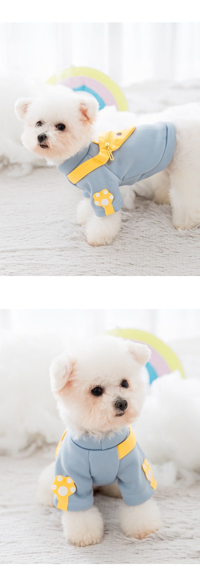 Cartoon backpack pet clothes