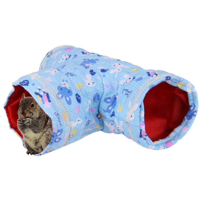 Tunnel Toy Hamster Hedgehog Rabbit Rat Bed Small Pet Birds
