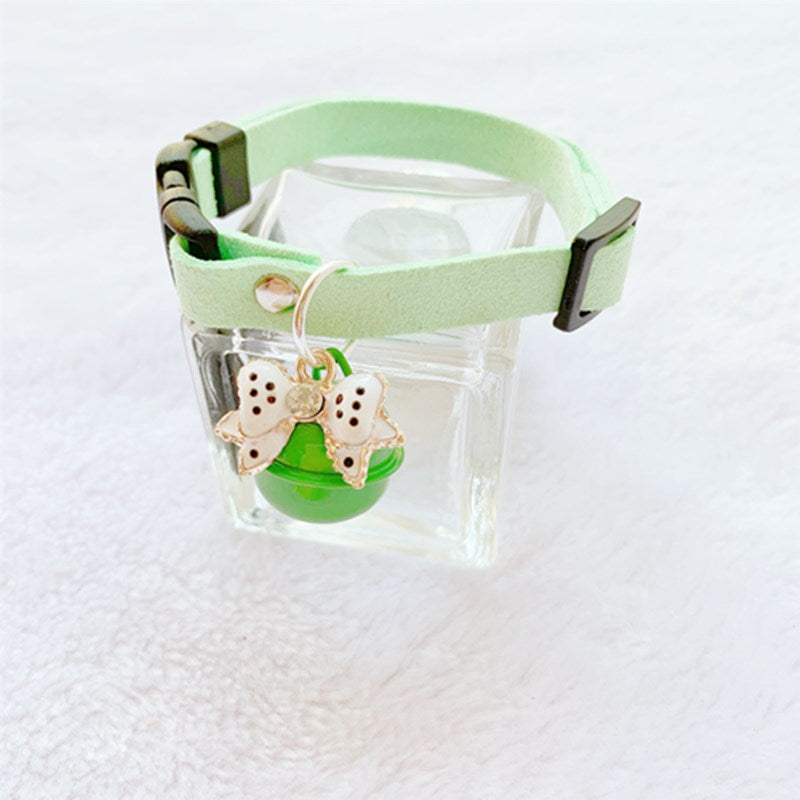 Pet Accessories Collar Bells Cat Bowknot Cartoon Variety of Bells Dogs Teddy Rabbit Necklace