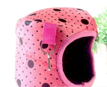 Hamster Winter Warm Products Squirrel Chinchilla Cotton Nest Bite Winter Sleeping House Small Rabbit House Appliances