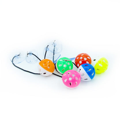 Reptile Toy Bell Ball With Suction Cup