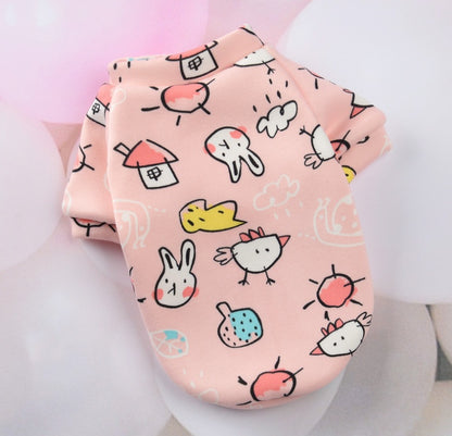 Young autumn and winter small dog pet clothes