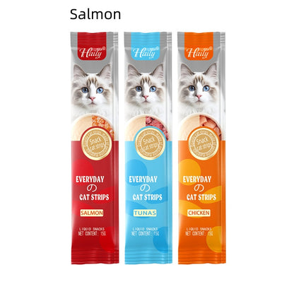 Cat Snacks Chicken Salmon Tuna Puree Nutrition Bar