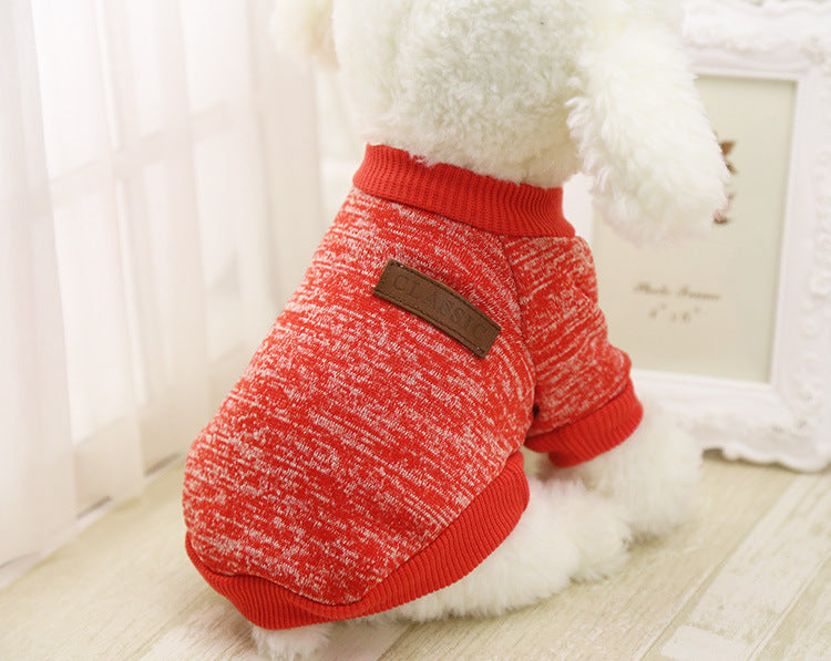Autumn And Winter Pet Fashion Knitwear Hoodie