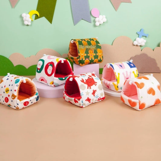 Parrot Rabbit Hedgehog Warm Winter Bird Nest