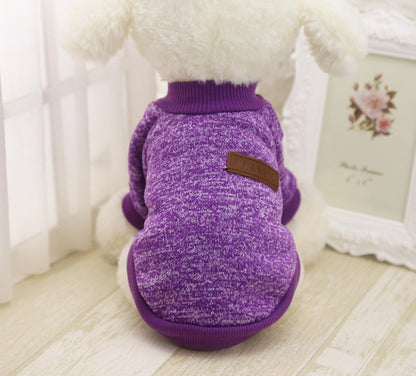 Autumn And Winter Pet Fashion Knitwear Hoodie