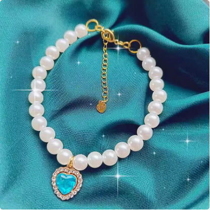 Cat Pet Jewelry Water Drop Pendant Rabbit Necklace