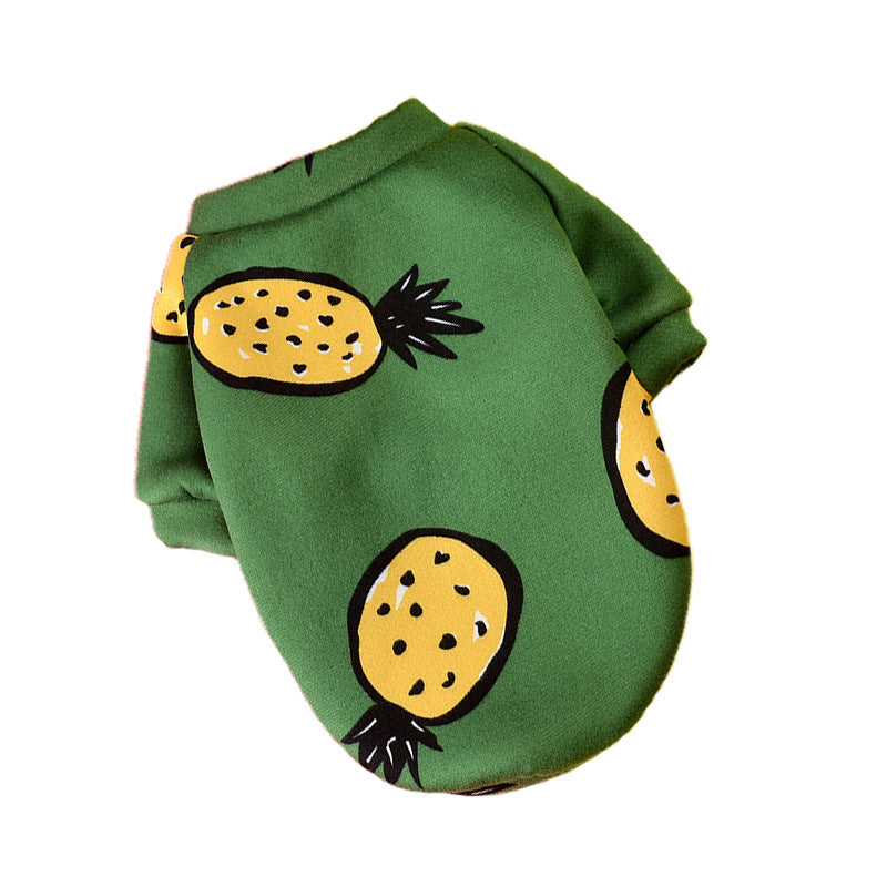 Young autumn and winter small dog pet clothes