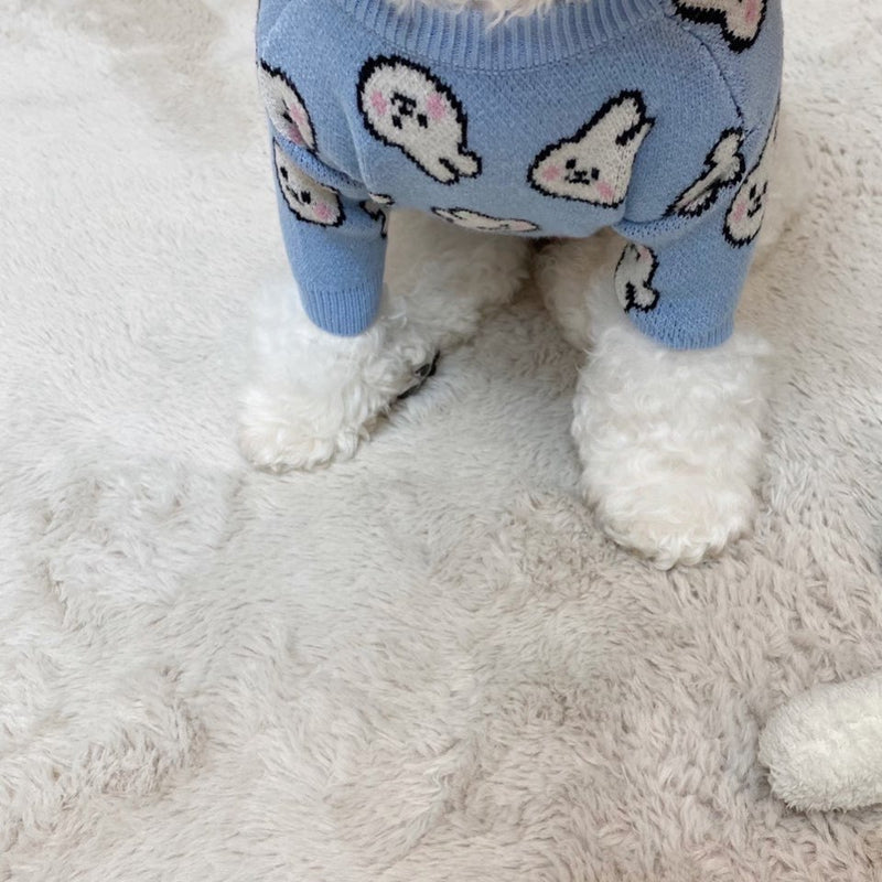 Winter Dog Sweater For Small Dogs Cute Animal Dog Knitted Pullovers Soft Warm Puppy Clothes Fashion Cat Sweater Pet Dog Supplies