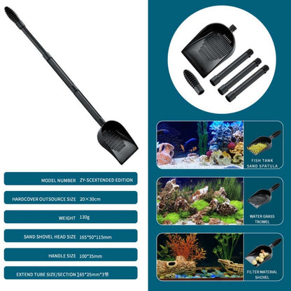 Fish Tank Multi-Purpose Sand Shovel Good Helper To Pets