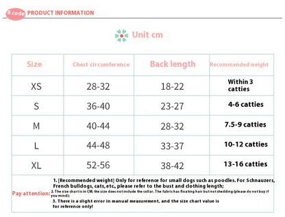 Pet Ring Comfortable Color Stripes Colorful Sweater