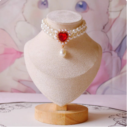 Cat Pet Jewelry Water Drop Pendant Rabbit Necklace