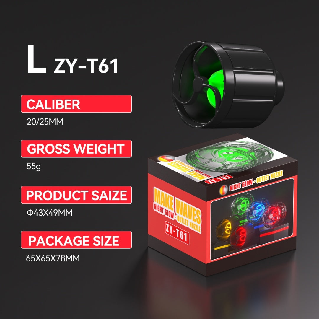 Fish Tank Night Glow-Outlet Nature Makes Waves