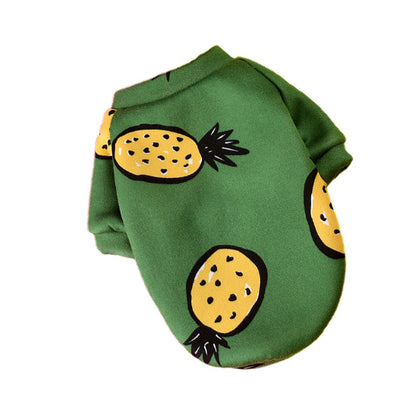 Young autumn and winter small dog pet clothes