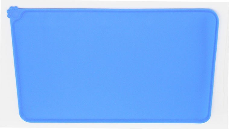 No Plus-sized Silicone Pet Placemat Dog's Paw Pet Cat Dog Food Bowl Pad