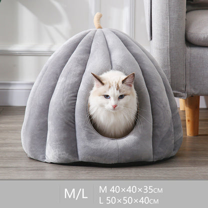 Deep Sleep Large Removable And Washable Pumpkin Cat Litter