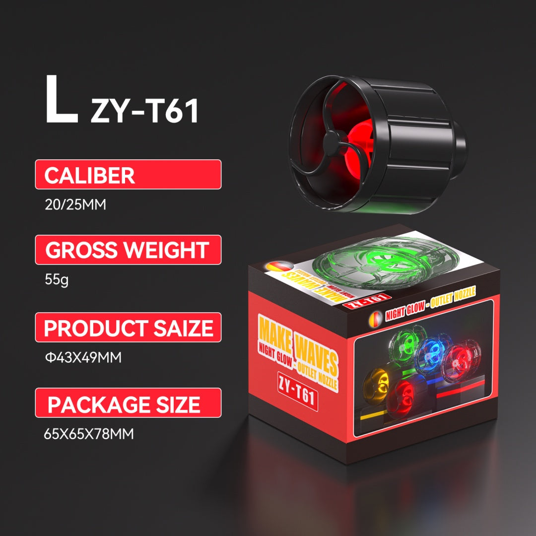 Fish Tank Night Glow-Outlet Nature Makes Waves