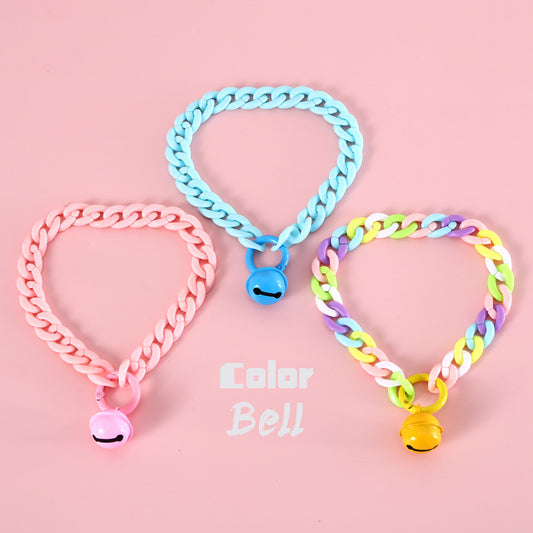 Pet Cat Dog Rabbit Collar Macaron Candy Color