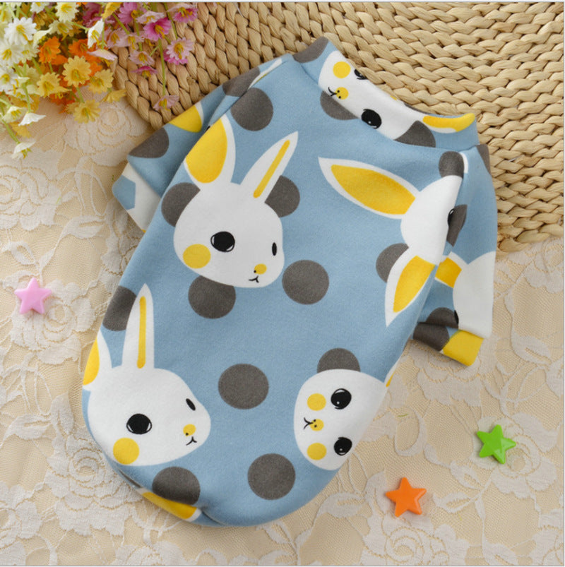 Young autumn and winter small dog pet clothes