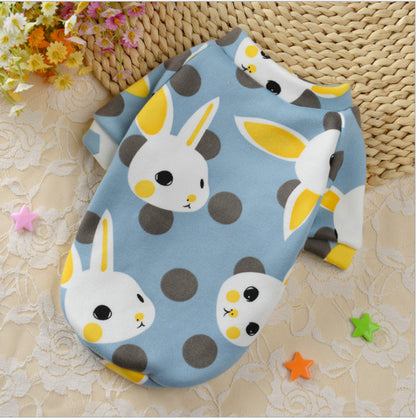 Young autumn and winter small dog pet clothes