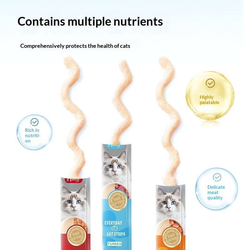 Cat Snacks Chicken Salmon Tuna Puree Nutrition Bar