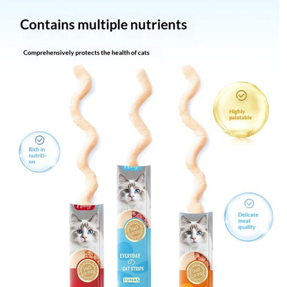 Cat Snacks Chicken Salmon Tuna Puree Nutrition Bar