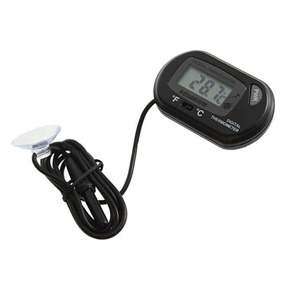 Aquarium Fish Tank Reptile Tank Suction Type Diving Pet Box Thermometer