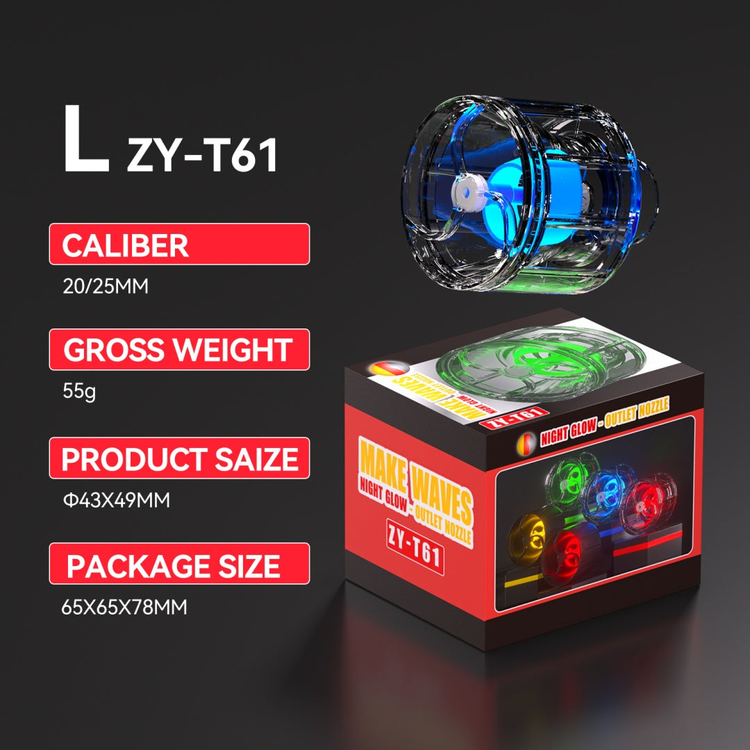 Fish Tank Night Glow-Outlet Nature Makes Waves