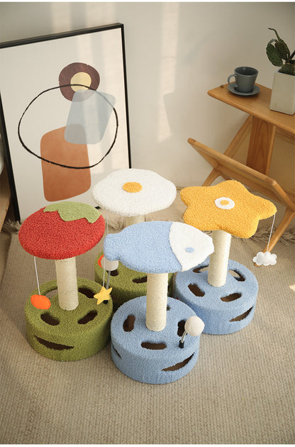 Kitten Cat Climbing Frame Small Cat Scratching Post Sisal Scratching Board