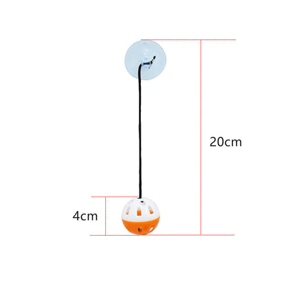 Reptile Toy Bell Ball With Suction Cup