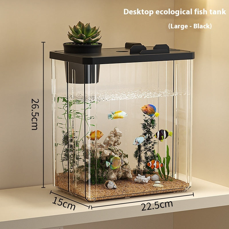 Desktop Small Fish Tank Landscape Thickening