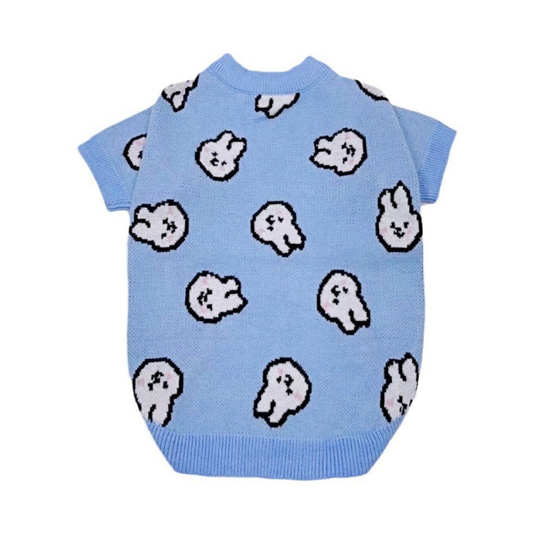 Winter Dog Sweater For Small Dogs Cute Animal Dog Knitted Pullovers Soft Warm Puppy Clothes Fashion Cat Sweater Pet Dog Supplies